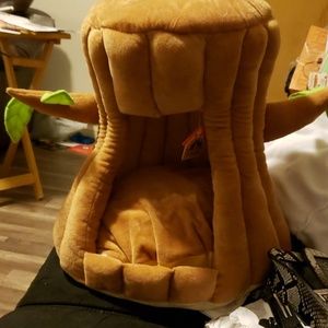 A kitty's hangout spot.  It's best for a small cat